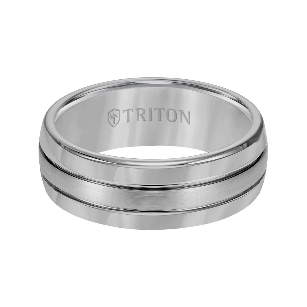 Triton Gents 8mm Tungsten Carbide Comfort Fit Band 11-2926C-G.00