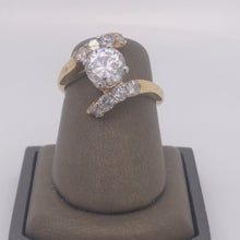 Load and play video in Gallery viewer, 14Kt Yellow Gold Semi Mount 0.50 Carat Weight Diamond Ring
