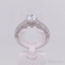 Load and play video in Gallery viewer, Ladies Scott Kay Semi Mount with 0.29 Carat Weight Diamond Ring
