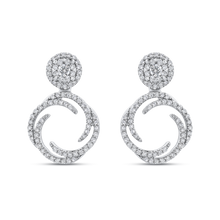 Load image into Gallery viewer, 7/8 Ct Diamond Drop Fashion Earrings Luminous EA0757T-42W
