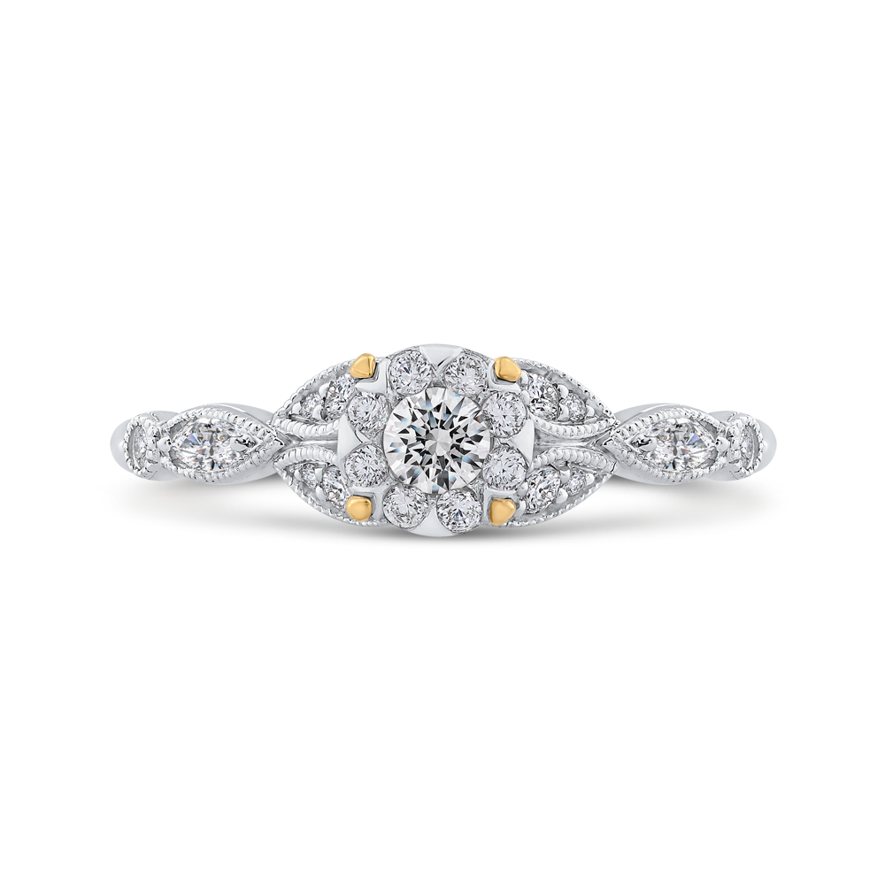 1/2 ct Round Diamond Fashion Ring Luminous ES0914ECT-42WY