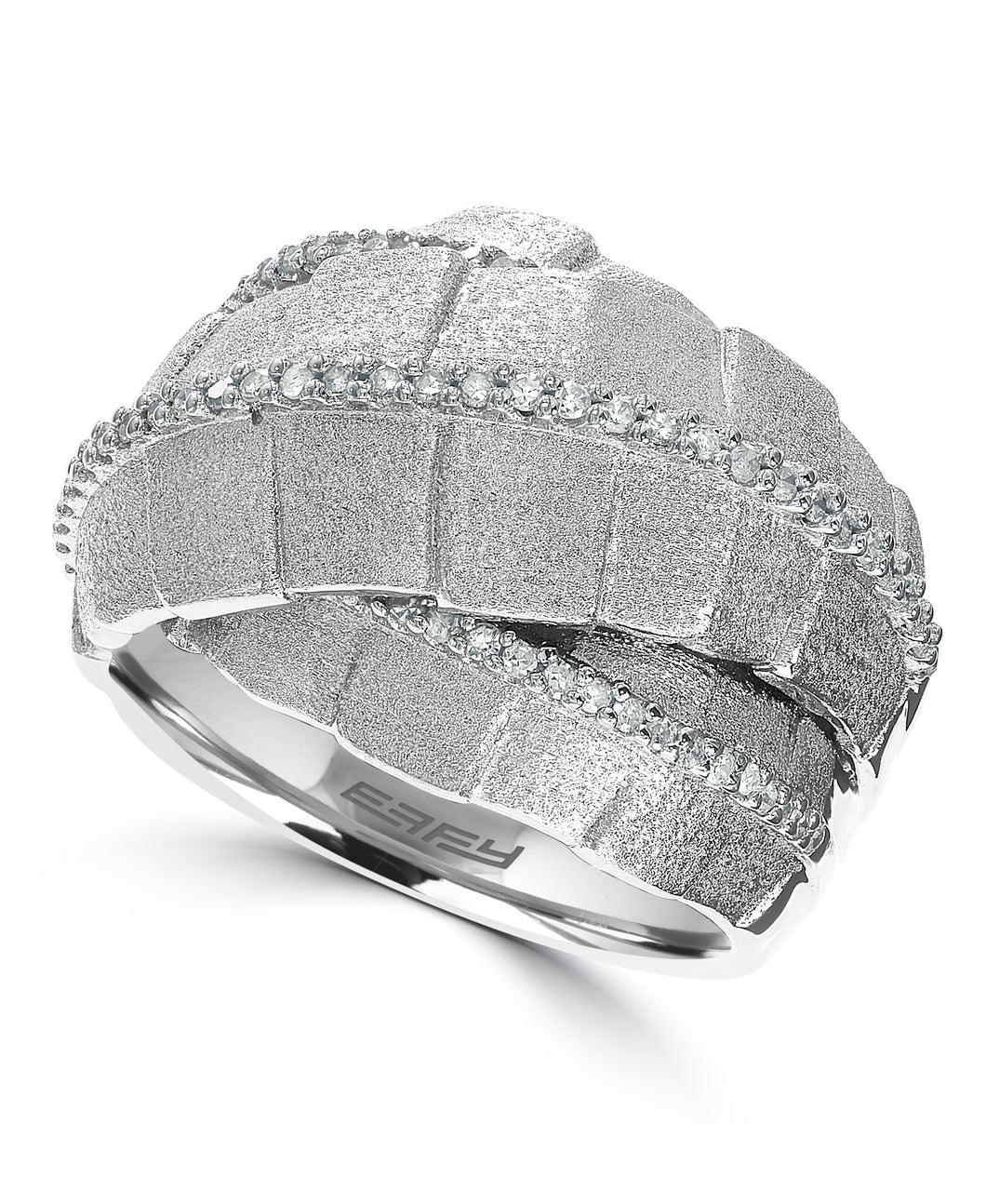Effy 925 Sterling Silver Diamond Ring