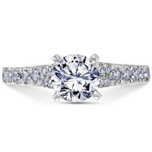 Load image into Gallery viewer, White Gold 0,35 Carat Diamond Pave Set Scott Kay Diamond Engagement Ring

