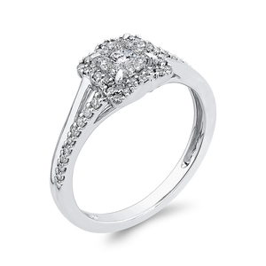 10K White Gold Fashion Ring Luminous RF1101T-42W