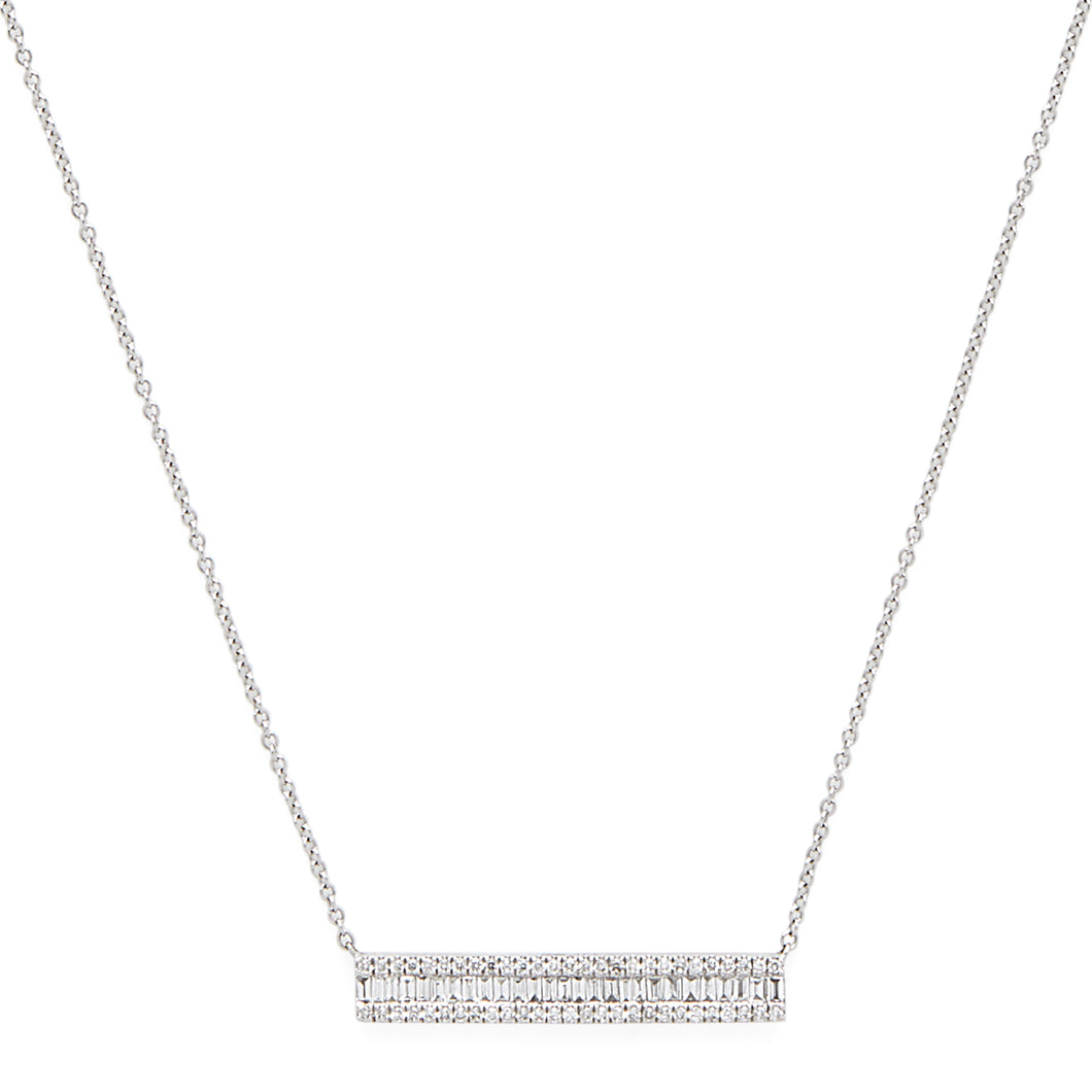 Effy 14K White Gold Diamond Necklace