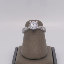 Load and play video in Gallery viewer, 14Kt Gold Semi Mount 0.71 Carat Weight Diamond Ring
