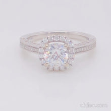 Load and play video in Gallery viewer, Ladies Scott Kay Semi Mount with 0.50 Carat Weight Diamond Ring
