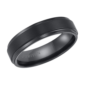 Triton Gents 6mm Black Tungsten Carbide Comfort Fit Band 11-2133BC-G.00
