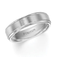Load image into Gallery viewer, Triton Gents 6mm White Tungsten Carbide Comfort Fit Band 11-2133HC-G.00
