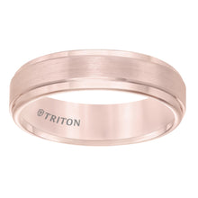 Load image into Gallery viewer, Triton Gents 6mm Rose Tungsten Comfort Fit Band 11-2133RC-G.00
