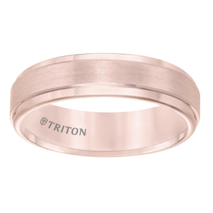 Triton Gents 6mm Rose Tungsten Comfort Fit Band 11-2133RC-G.00