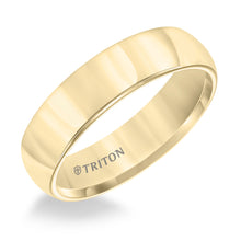 Load image into Gallery viewer, Triton Gents 6mm Domed Yellow Tungsten Carbide Comfort Fit Band 11-2134YC-G.00
