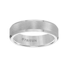 Load image into Gallery viewer, Triton White Tungsten Carbide comfort fit Band 11-2233C-G.00
