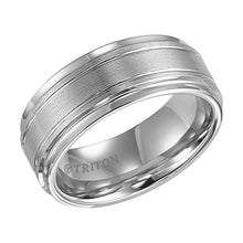 Load image into Gallery viewer, Triton Gents 9mm White Tungsten Carbide Comfort Fit Band 11-2247HC-G.00
