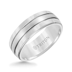 Triton Gents 8mm Tungsten Carbide Comfort Fit Band 11-2926HC-G.01