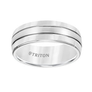 Triton Gents 8mm Tungsten Carbide Comfort Fit Band 11-2926HC-G.01