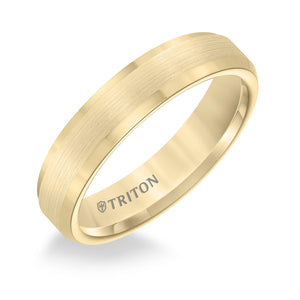 Triton Gents 5mm Yellow Tungsten Carbide Comfort Fit Band 11-3617YC5-G.00