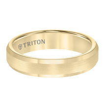 Load image into Gallery viewer, Triton Gents 5mm Yellow Tungsten Carbide Comfort Fit Band 11-3617YC5-G.00
