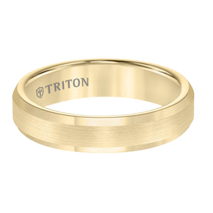 Triton Gents 5mm Yellow Tungsten Carbide Comfort Fit Band 11-3617YC5-G.00