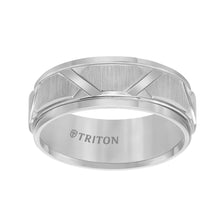 Load image into Gallery viewer, Triton Gents 8mm Tungsten Carbide Comfort Fit Band 11-4126C-G.00
