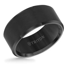 Load image into Gallery viewer, Triton Gents 10mm Black Tungsten Carbide Comfort Fit Band 11-4128BC-G.00
