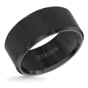Triton Gents 10mm Black Tungsten Carbide Comfort Fit Band 11-4128BC-G.00