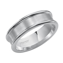 Load image into Gallery viewer, Triton Gents 7mm White Tungsten Carbide Comfort Fit Band 11-4438HC-G.00
