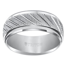 Load image into Gallery viewer, Triton Gents 9mm White Tungsten Carbide Comfort Fit Band 11-4654HC-G.00
