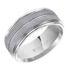 Load image into Gallery viewer, Triton Gents 9mm White Tungsten Carbide Comfort Fit Band 11-4661HC-G.00
