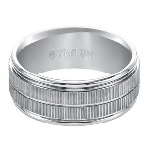 Triton Gents 9mm White Tungsten Carbide Comfort Fit Band 11-4661HC-G.00
