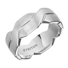 Load image into Gallery viewer, Triton Contemporary Tungsten Carbide Wedding Rings 11-4835HC-G.00
