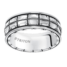 Load image into Gallery viewer, Triton Gents 8mm Sterling Silver Comfort Fit Band 11-5274SV-G.00
