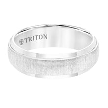 Load image into Gallery viewer, Triton Gents 7mm Low Dome White Tungsten Carbide Band 11-5939HC7-G.00
