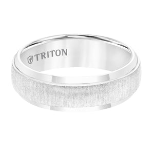 Triton Gents 7mm Low Dome White Tungsten Carbide Band 11-5939HC7-G.00