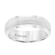 Load image into Gallery viewer, Triton Gents 7mm Low Dome White Tungsten Carbide Band 11-5939HC7-G.00
