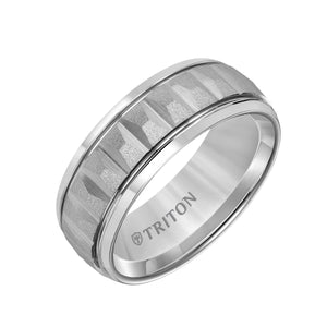 Triton Gents 8mm Classic Tungsten Carbide Comfort Fit Band 11-5940C8-G.00