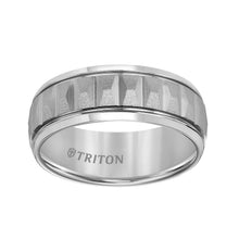 Load image into Gallery viewer, Triton Gents 8mm Classic Tungsten Carbide Comfort Fit Band 11-5940C8-G.00
