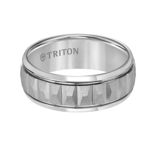 Triton Gents 8mm Classic Tungsten Carbide Comfort Fit Band 11-5940C8-G.00