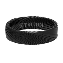 Load image into Gallery viewer, Triton Black Color Wedding Band 11-6174DE6-G.00
