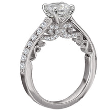 Load image into Gallery viewer, 18kt White Gold 3.8 Carat Weight Semi Mount Diamond Ring
