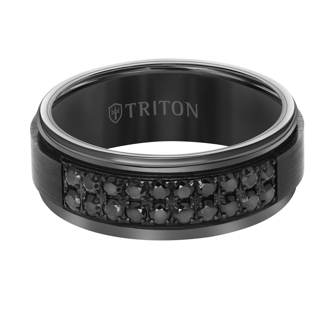 Black Tungsten Carbide Ring 22-6052BC8-G.00
