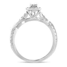 Load image into Gallery viewer, 14K White Gold 1.00 Carat Fancy Cut Bridal Diamond Ring
