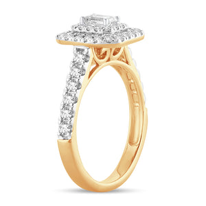 14K Yellow Gold 1.00 Carat Women's Engagement Ring