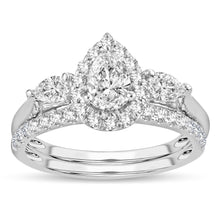 Load image into Gallery viewer, 14K White Gold 1.20 Carat Women&#39;s Fancy Cut Diamond Bridal Ring
