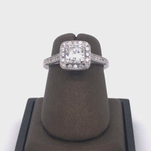 Load and play video in Gallery viewer, 18Kt Gold Semi Mount 0.50 Carat Weight Diamonds and center 1.00 Carat Round Diamond Ring
