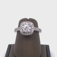 Load and play video in Gallery viewer, 18Kt Gold Semi Mount 0.35 Carat Weight Diamond Ring
