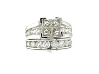 Load and play video in Gallery viewer, 14K 1.50CT Diamond Big Bridal Ring
