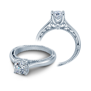 Verragio Venetian Solitaire 0.06CTW Kissing Diamond Engagement Ring AFN-5047R