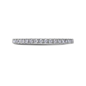 Ladies Gold Shared Prong Wedding Band with .22ctw diamonds