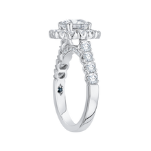 Load image into Gallery viewer, Round Diamond Halo Engagement Ring CARIZZA CA0037E-37W-1.50
